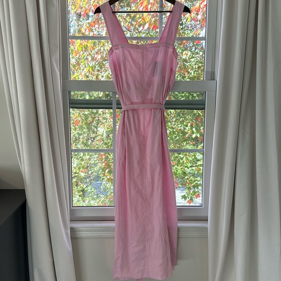 Vince Dresses & Skirts - Vince Pink Linen Midi Dress